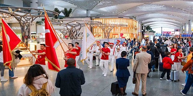 23 Nisan, İstanbul Havalimanı’nda Coşkuyla Kutlandı